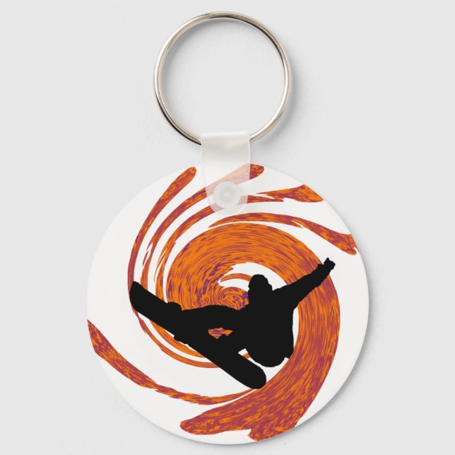 Llavero Zona de snowboard de (Anverso)