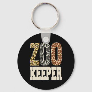 Llavero Zookeeper Animales Zoo Wildlife Lover Safari Savan