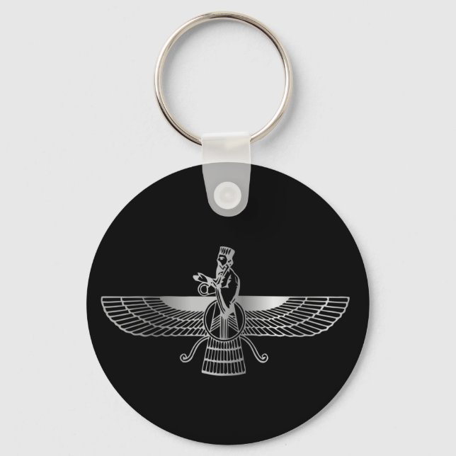 Llavero Zoroastrianismo Faravahar (Anverso)