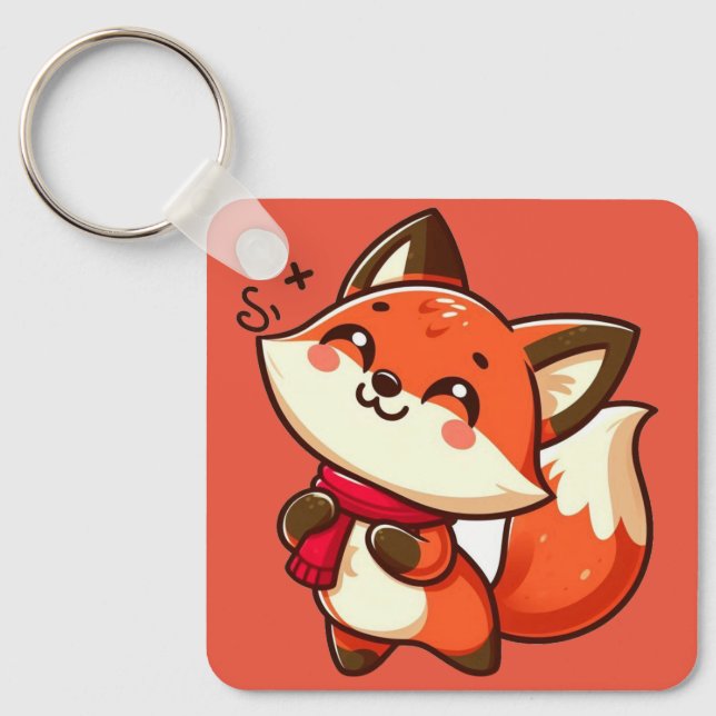 Llavero zorro de bebé (Anverso)