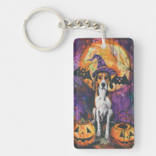 Llavero Zorro de habla inglesa americana Halloween Calabaz