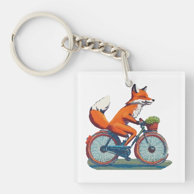 Llavero Zorros Bicicleta (Frente)