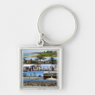Llavero zPE008 mosaic of LIMA in Peru, America,