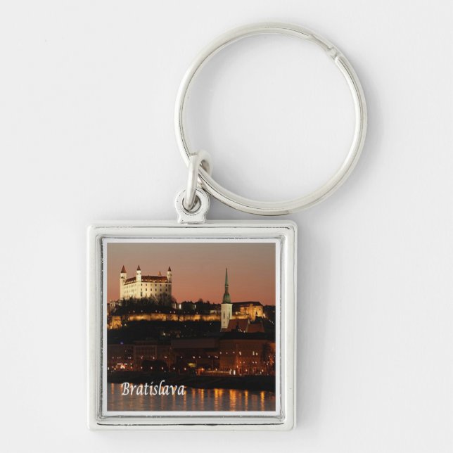 Llavero zSK005 BRATISLAVA, Eslovaquia, Europa, (Frente)
