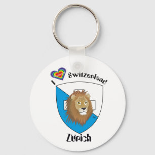 Llavero Zürich Schweiz Schlüsselanhänger