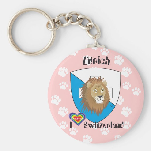 Llavero Zürich Schweiz Suiza Schlüsselanhänger (Frente)