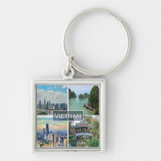Llavero zVN012 VIETNAM, Mosaic, Asia, (Frente)