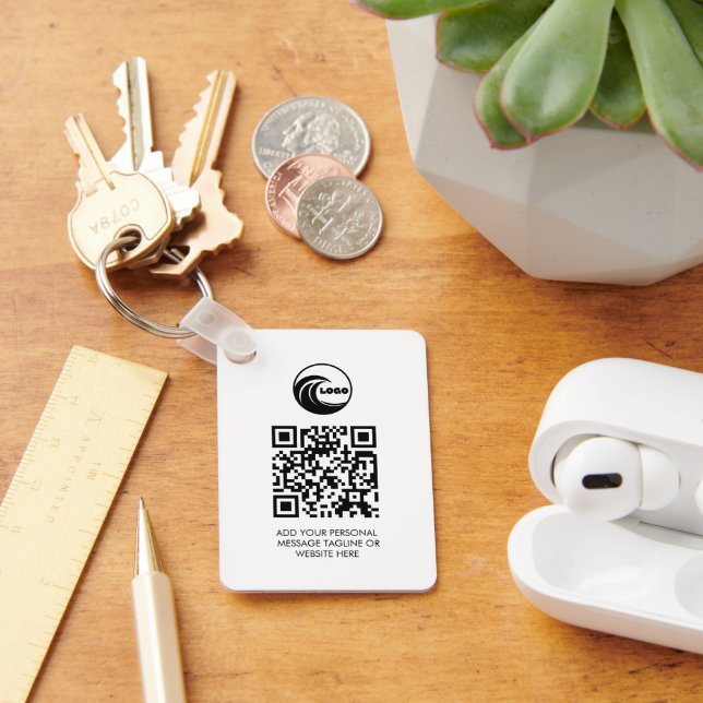 Llaveros Código QR Logo Empresa Profesional (Escritorio )