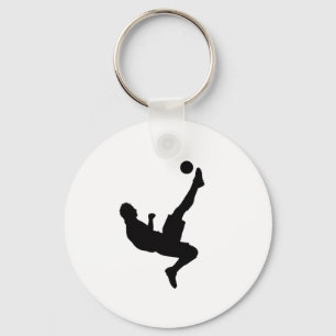 Llaveros con silueta de jugador de fútbol
