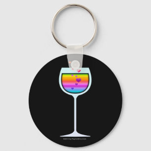 LLAVEROS DE COPA DE VINO