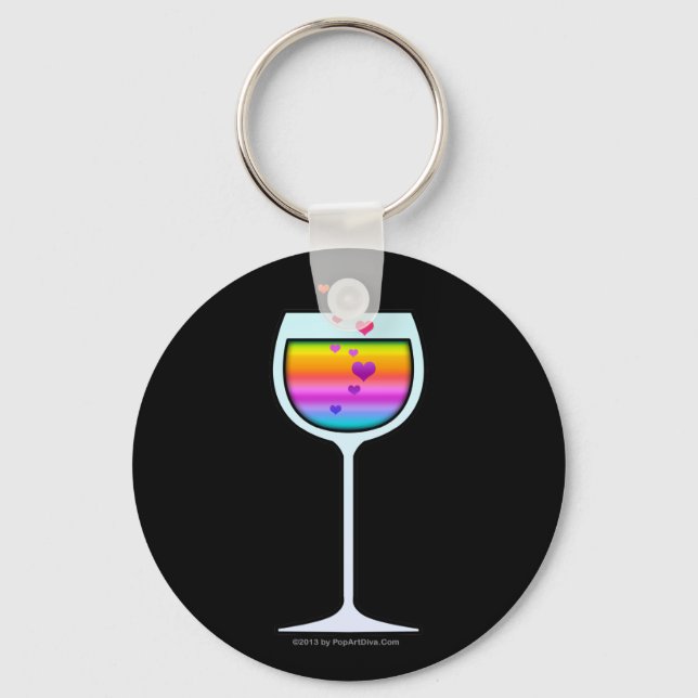 LLAVEROS DE COPA DE VINO (Anverso)