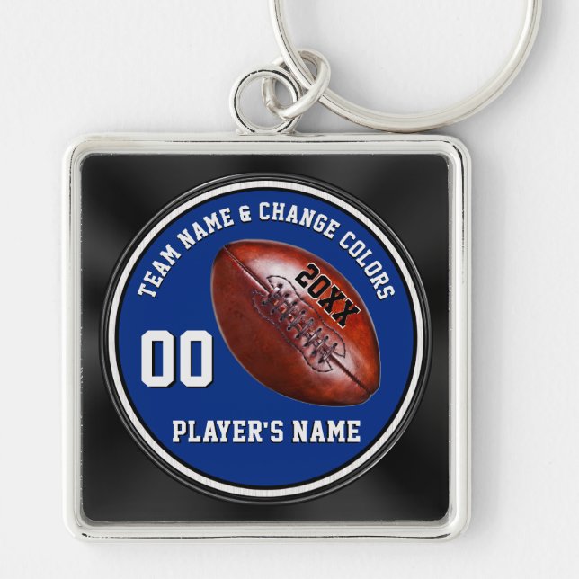 Llaveros de fútbol personalizados, jugadores de fú (Frente)