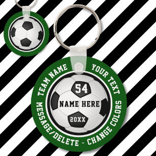 Llaveros de fútbol personalizados para niños y niñ