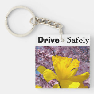 Llaveros de margaritas personalizadas Conduce Segu