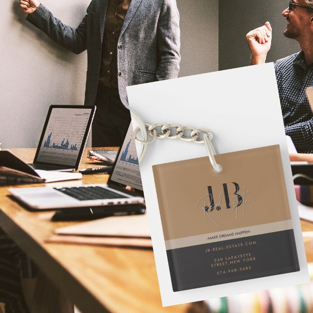 Llaveros de negocios minimalistas limpios simples  (Subido por el creador)