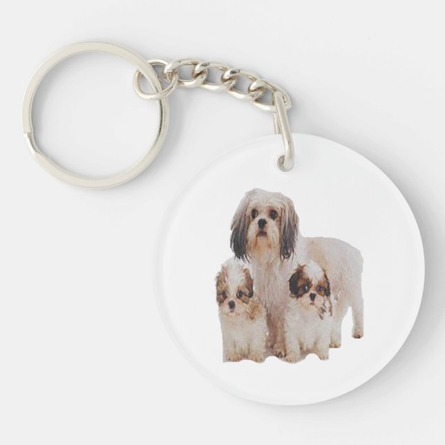 Llaveros de Shih-tzu (Frente)