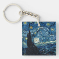 Llaveros de Van Gogh del vintage