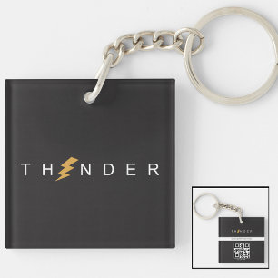 Llaveros empresariales minimalistas logo limpio se