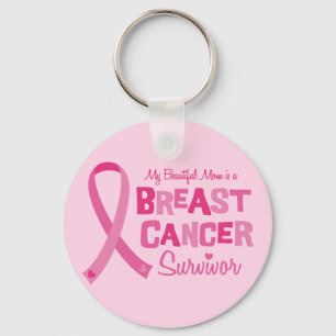 Llaveros hermosos del superviviente del cáncer de