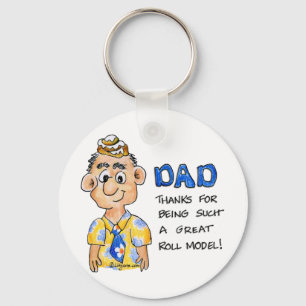 Llaveros lindos para el día de padre feliz