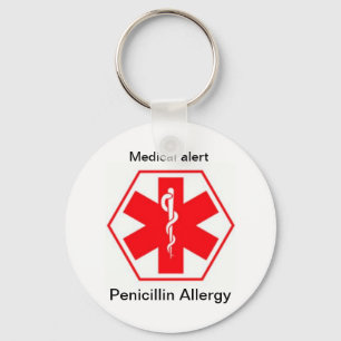 Llaveros médicos de la alarma de la alergia
