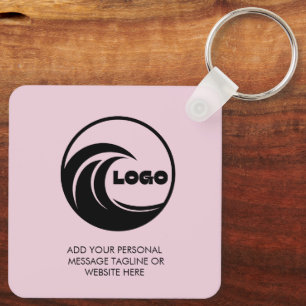 Llaveros Minimalista Diseño de Logotipo Empresaria