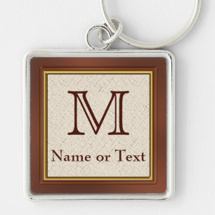Llaveros Personalizados con Monograma para Hombres