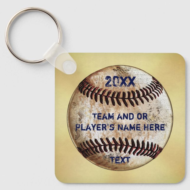 Llaveros Personalizados de Béisbol, Favores para F (Anverso)