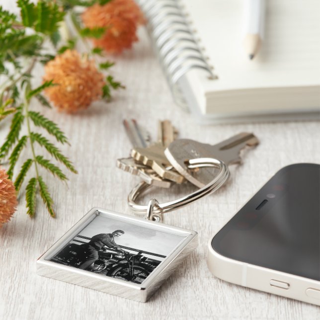 Llaveros personalizados de la foto (Lado)