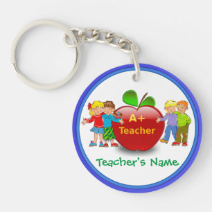 Llaveros personalizados del profesor con el NOMBRE