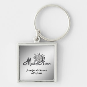 Llaveros personalizados en negro y blanco para la