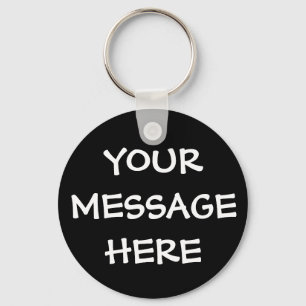 Llaveros personalizados negro para los hombres