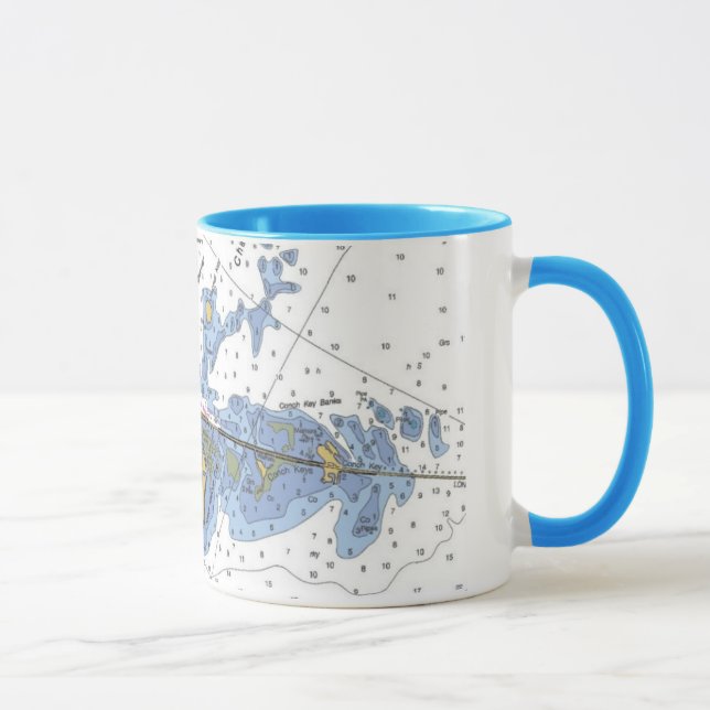 Llaves de la Florida, taza de café náutica (Derecha)