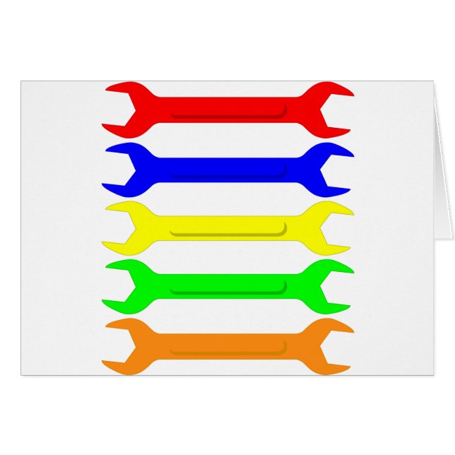 Llaves inglesas multicoloras (Anverso (Horizontal))
