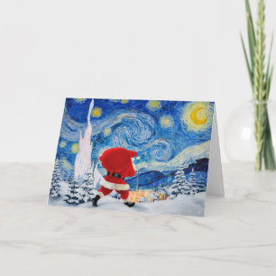 Llega Papá Noel Tarjeta