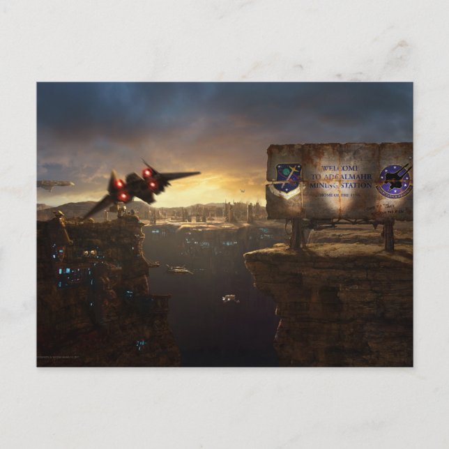 Llegada a la postal de Adcalmahr (Anverso)