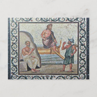 Llegada de la postal de Asklepios Mosaic Kos Islan