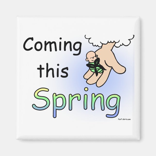 Llegando este imán de primavera (Frente)