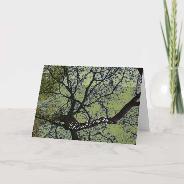 Llegar a la tarjeta de felicitación Sky (Anverso)