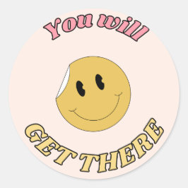 "Llegarás allí" Calcomanía Motivacional