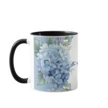Llena mi taza Señor floral Mug religioso