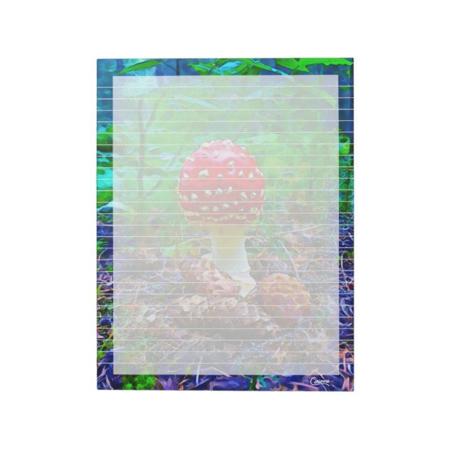 Llenado de hongos silvestres - Bloc de notas de 11 (Lado Izquierdo)