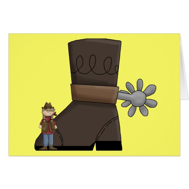 Llene las botas de vaquero grandes - espacio en (Anverso (Horizontal))