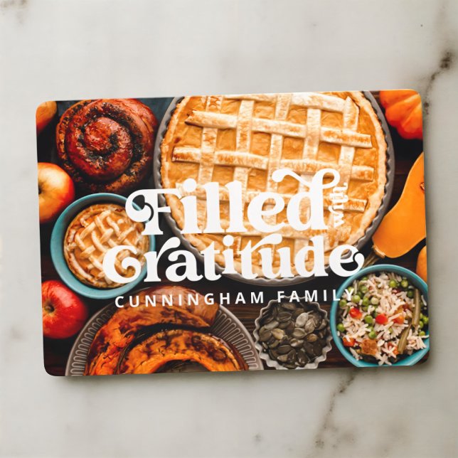 Lleno de Gratitud Feliz Día de Acción de Gracias (Subido por el creador)