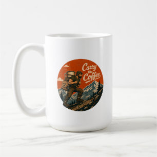 Lleva la Taza de Aventura Vintage de Café