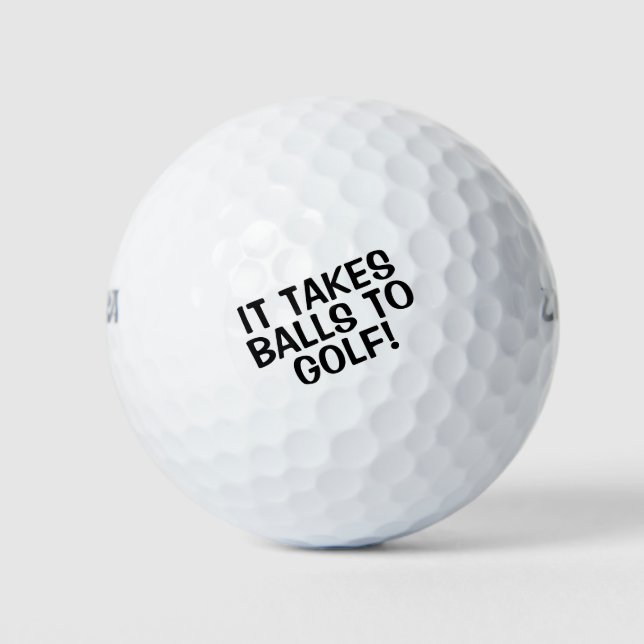 Lleva las bolas al golf (Anverso)