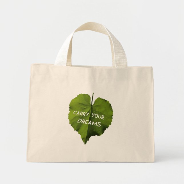 Lleva tus sueños - Bolsa de tote pequeña (Frente)