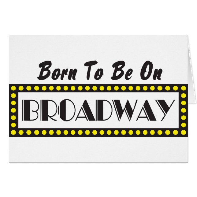 Llevado estar en Broadway (Anverso (Horizontal))