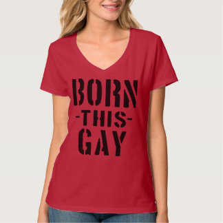¡LLEVADO ESTE GAY! La camiseta de las mujeres