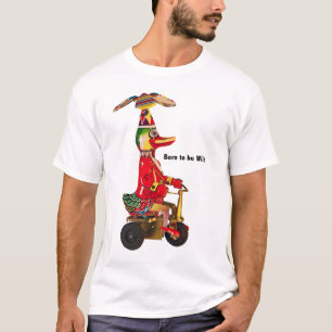 Llevado ser camiseta salvaje